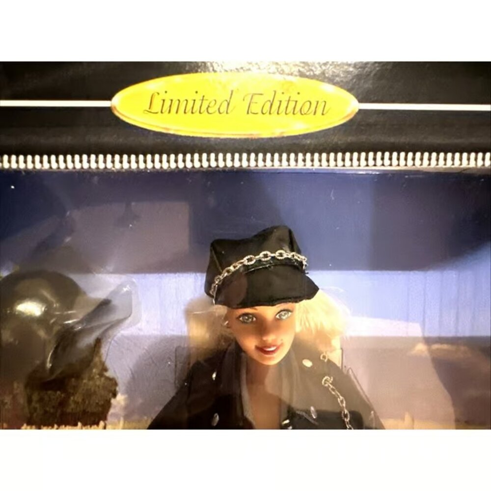 1997 MATTEL HARLEY DAVIDSON LIMITED EDITION BARBIE BLONDE HAIR NRFB MINT - Picture 3 of 6